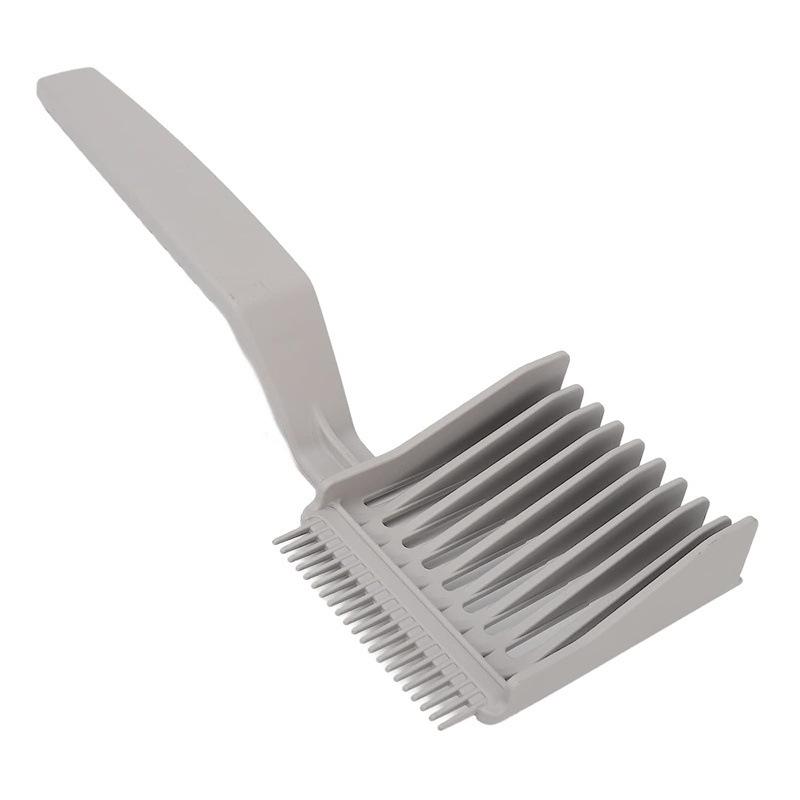 

Мужские машинки для стрижки с длинной ручкой Barber Fade Combs, расческа для волос, масляная насадка, градиентная расческа, плоская расческа серый