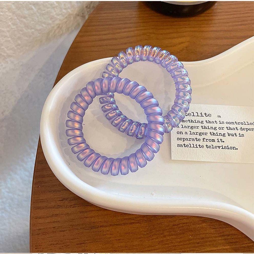 

Transparent Temperament Women Hair Ties Very Prie Hair Ropes Ponytail Holder Korean Scrunchies