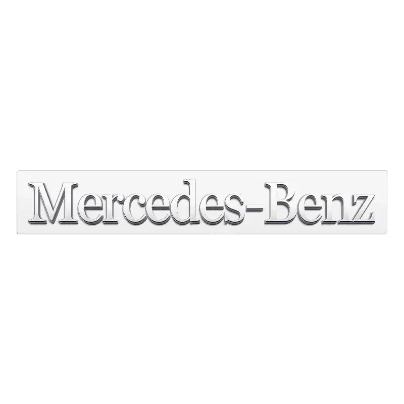 BLZ3   Car Styling 3D Metal Letter Sticker Body Emblem For Mercedes Benz AMG W176 W202 W204 W205 W210 W211 W212 CLA CLK CLS GLA GLC