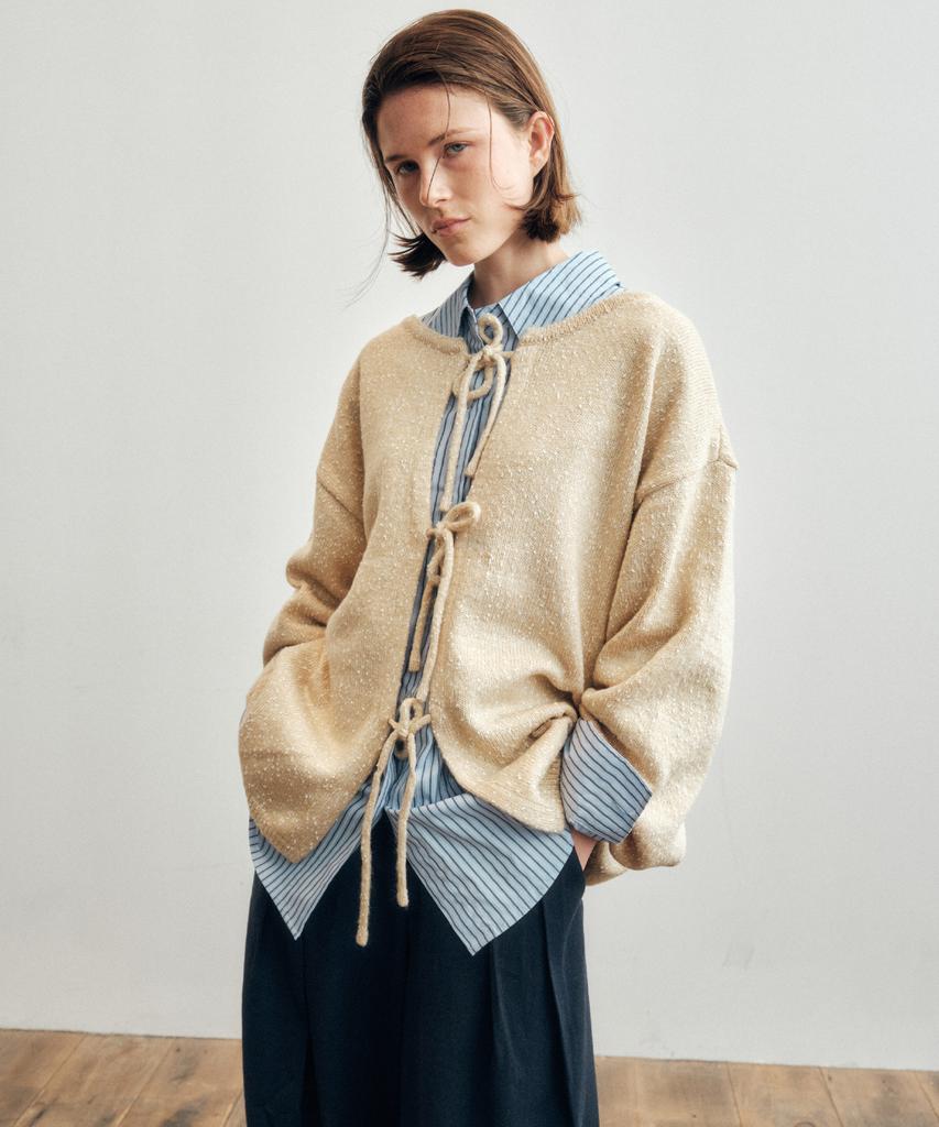 CITTA Reversible Back String Knit_Ctk237(Beige)