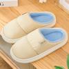 Winter Women Home Slippers Plush Warm Thick Bottom Slides Breathable Soft Non-slip Slippers Indoor Outdoor Men Casual Slippers