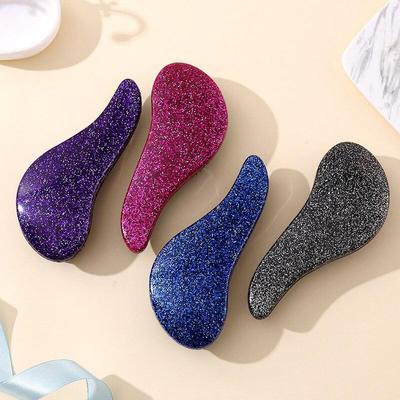 Glitter Massage Comb Hair Brush High Quality Air Cushion Comb Cartoon Children Cute Hairdressing Comb Small Size Hair Care Comb