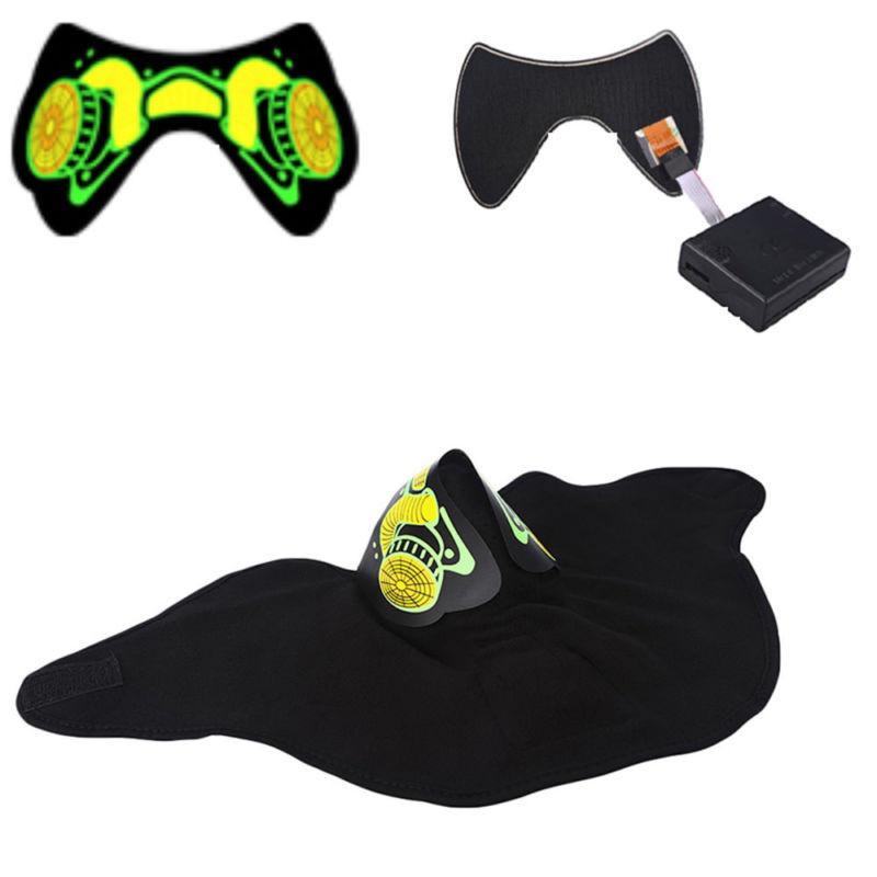 El Led Draad Halloween Pasen Rave Masker Lichtgevend Kostuum Masker Paas Decoraties