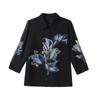 Elegant Chinese-Style Seven-Sleeve Women's Summer Top – New Arrival, Waist-Cinched, Stylish for Mother's Wardrobe