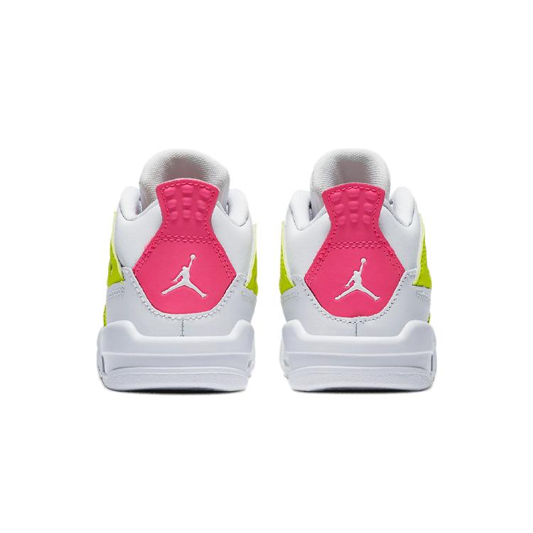 Jordan 4 Retro Bianco Limone Rosa TD CV7807-100