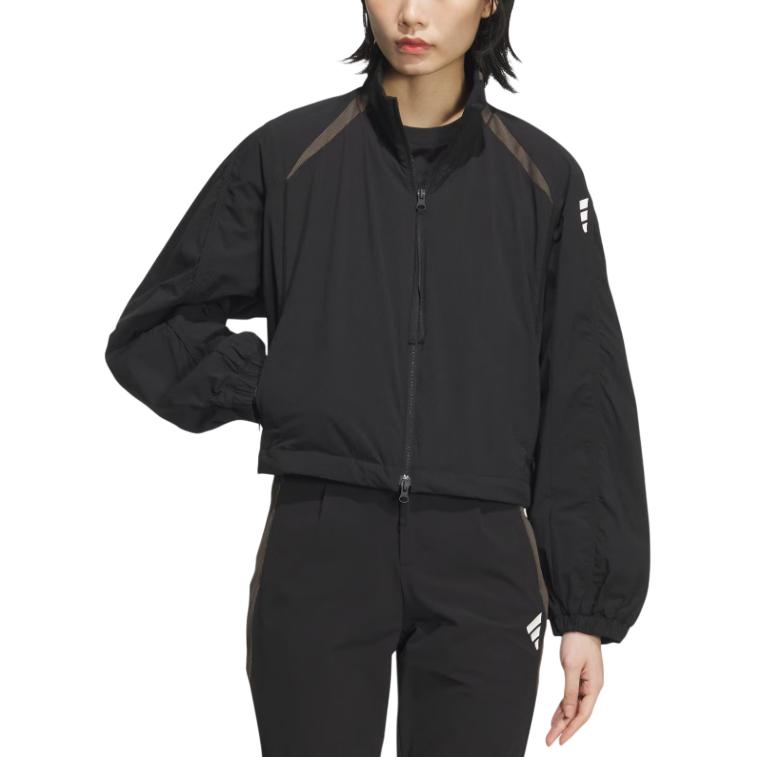 adidas FW24 Future Style Pre Series Fashion Comfortable Sports Casual Jacket Women Jacket Black JN0766