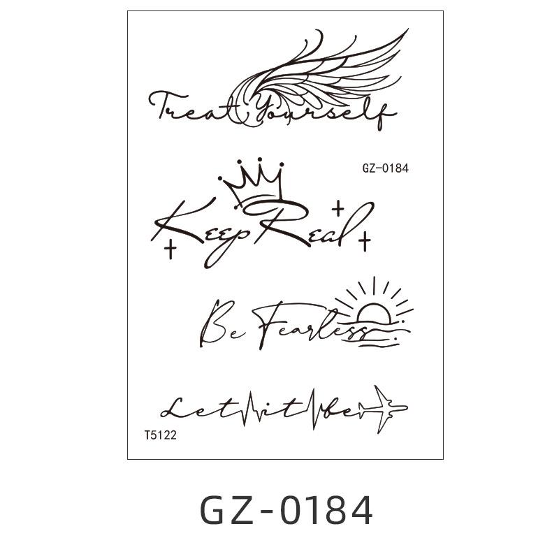 Herbal Juice Tattoo Sticker Waterproof Temporary Simulation Tattoo Flower Arm Tattoo Sticker