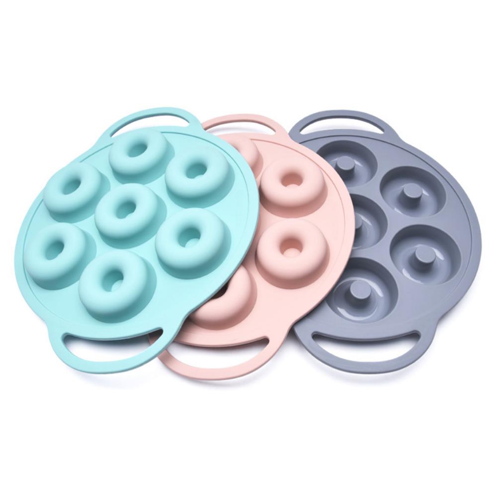 Donut Silicone Cake Pan with Hardware Easy Demoulding Silicone Cake Mold DIY Baking