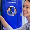 Enkel montering College 5,9 tum Rund spegel Skolskåpspegel Distorsionsfri Skyddande beläggning Jämna kanter