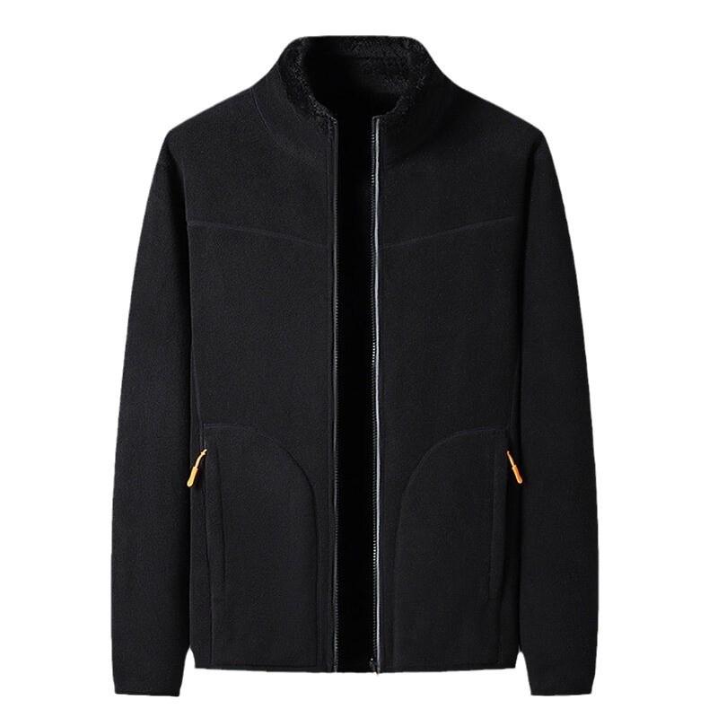 2023 Autumn/Winter Double-Sided Polar Fleece Jacket for Couples - Warm, Thickened, Wearable Outdoors