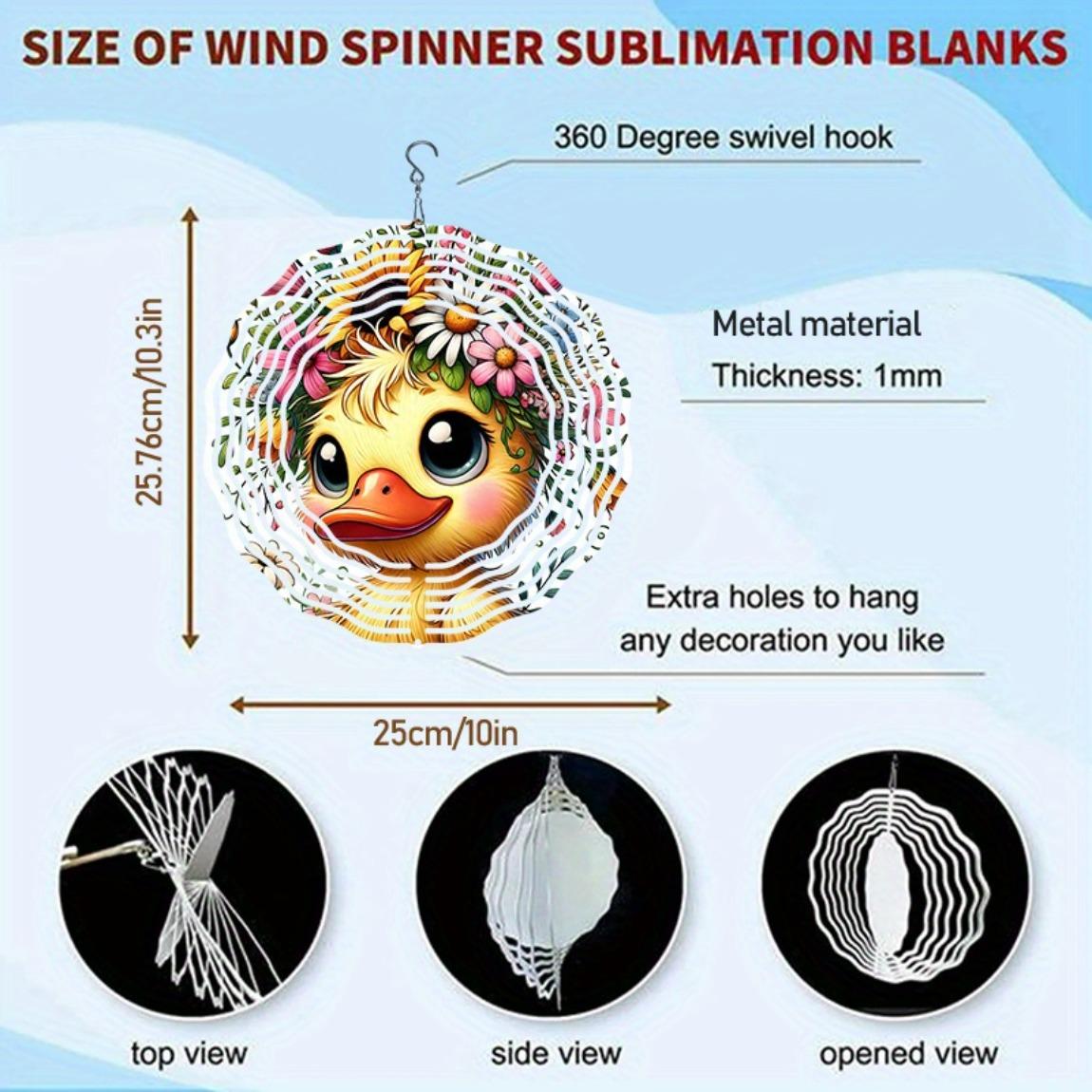 

3D Флюгер-вертушка «Утка» с цветочной короной, металлический садовый декор для улицы, патио, двора, не требует электричества, уникальная идея для подарка