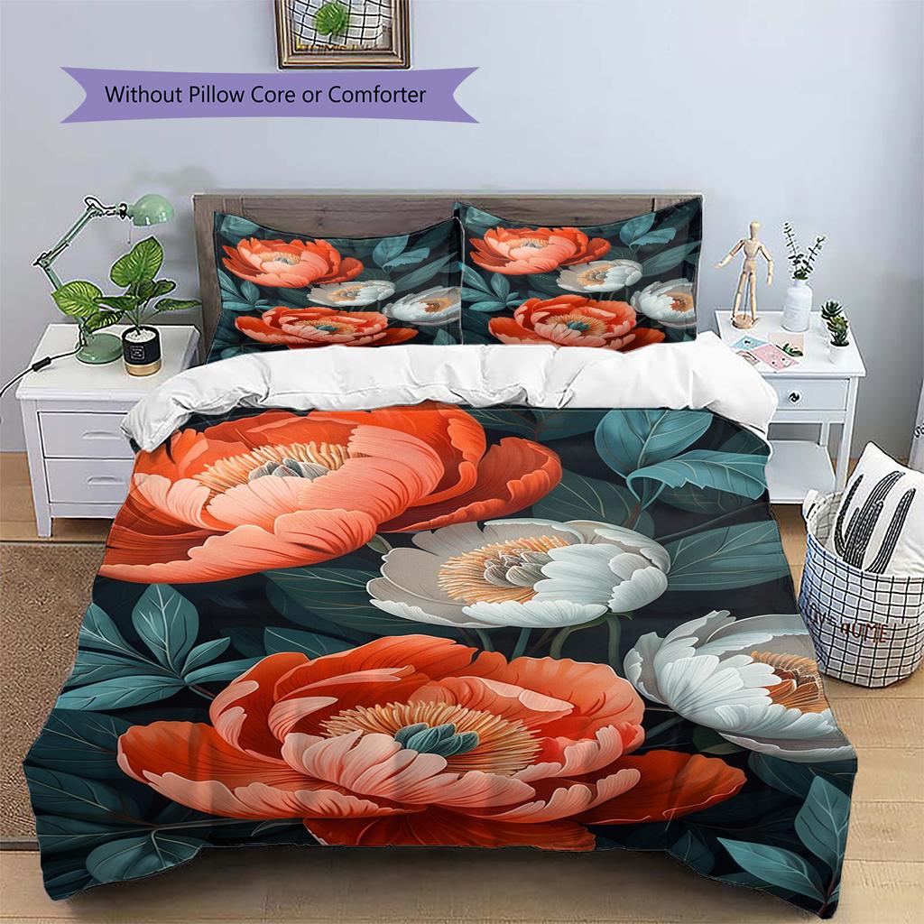 Cartoon Pattern Bedding Quilt Set Quilt Cover Pillowcase Home Decoration Birthday Gift (1 * duvet cover + 2 * pillowcase, without core)