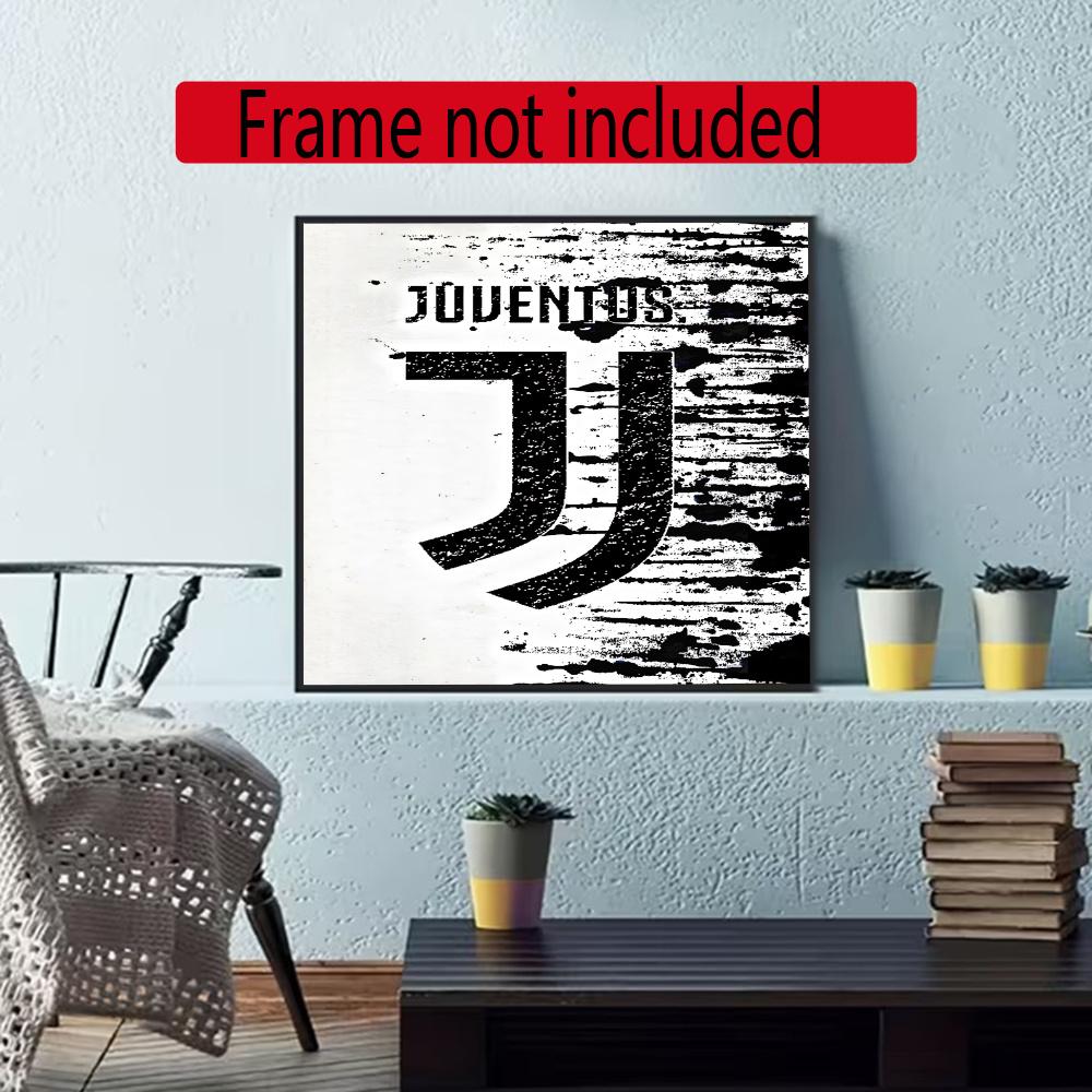 Juventus 5D Diamond Painting Round Diamond Rhinestones Mosaic Diamond Embroidery Wall Paintings Rhinestones Gift Frameless