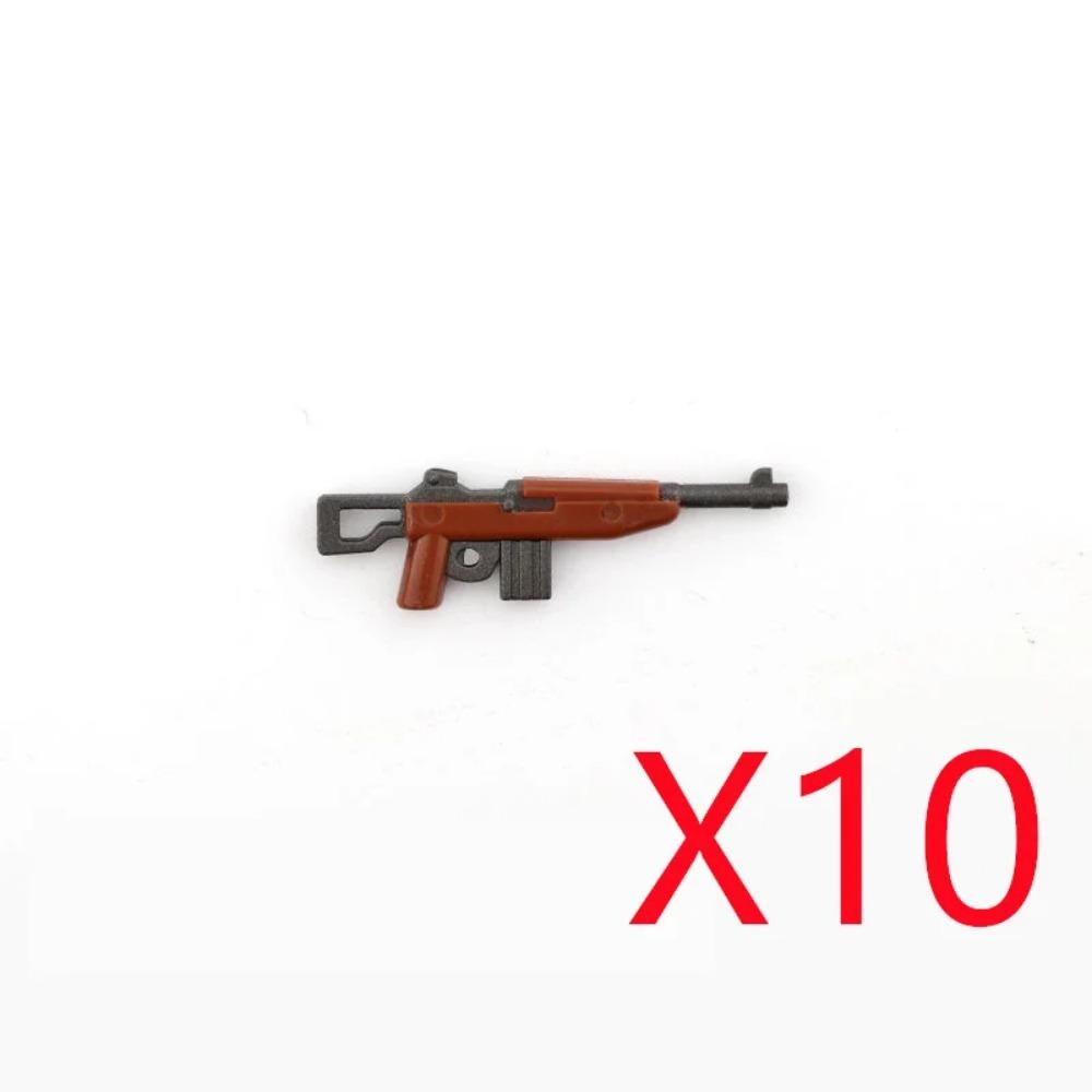 WWI WWII Building Blocks Soldiers Military Accessories Bomb Two-color Gun Mini Brick Weapons Gift Toy AKM Helmet RPG Grenad X026