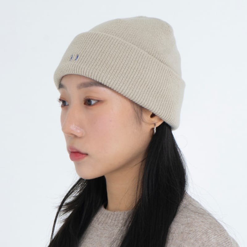 

ODD DOT Stitch Acrylic Beanie_Ivory IVORY