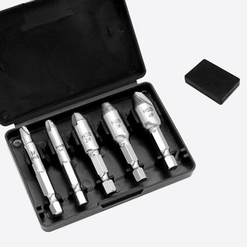 Damaged Screw Extractor Drill Bit High Speed Steel Double Easily Take Out Side Drill Out Broken Screw Remover Bolt