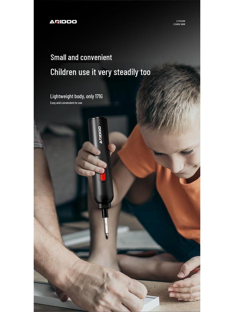 German Rechargeable Hand-Automatic Electric Screwdriver Set - Small Household Lithium Battery Tool