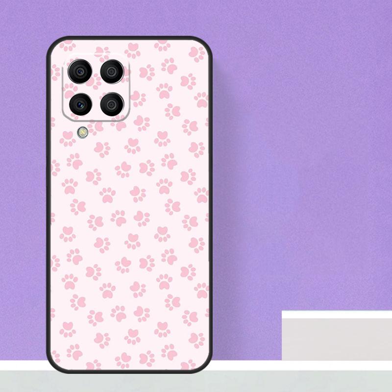 Cat Dog Paws Case For Samsung Galaxy M23 M20 M32 M52 M56 M16 M36 M54 M34 M14 M35 M55 M15 M11 M31 M13 M53