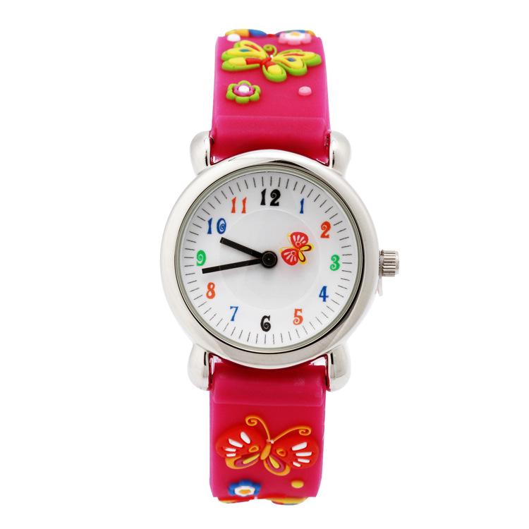 Butterfly Children's Quartz Cartoon Watch for Girls