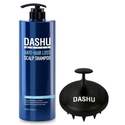 Dashu Daily Oriental Medicine Scalp Gold Shampoo, Shampoo-Bürste, Shampoo 1000 ml, 1 Stück, Bürste 1 Stück
