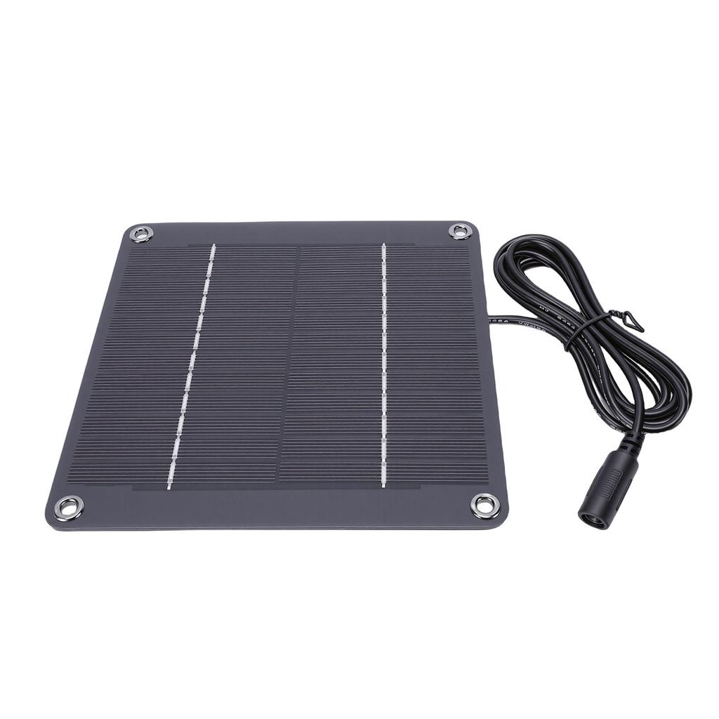 4W Solar Panel Charger Water Proof High Efficiency Monocrystalline Solar Panel with 5521 DC Interface for Security