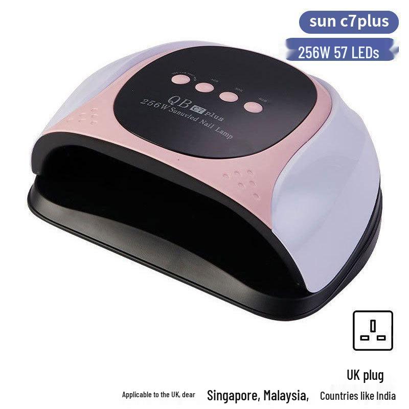 Dazzling 256W LED Nail Curing Lamp, Quick Dry Gel Lamp for Salon Use