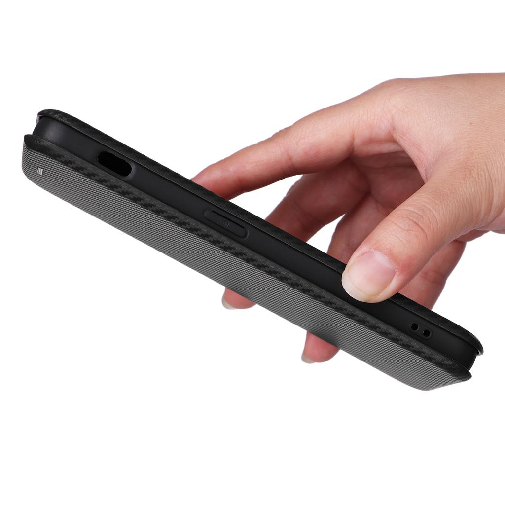 For OnePlus Nord 3 5G/Ace 2V Carbon Fiber Texture Leather Stand Phone Case Card Holder Phone Cover
