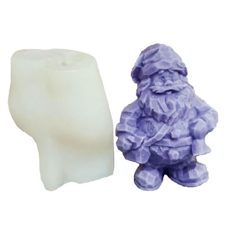 

Silicone Cake Decorating Candle Mold Chocolate Candy Baking Mould Christmas Party Decorations Handmade Gift Craft DIY
