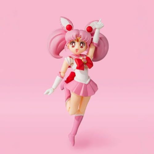 S.H.Figuarts Pretty Guardian Sailor Moon Sailor Chibi Moon -Animation Color Edition- (Rerelease) Approximately 100mm PVC & ABS Painted Movable Figure