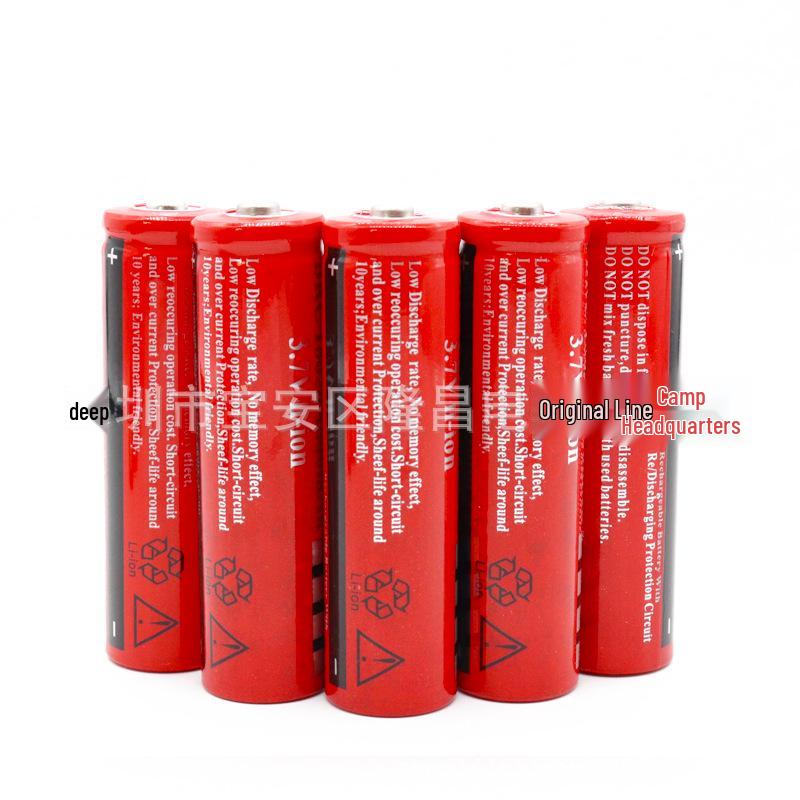 18650 3.7V 4800mAh Rechargeable Lithium Battery for High Power Flashlights