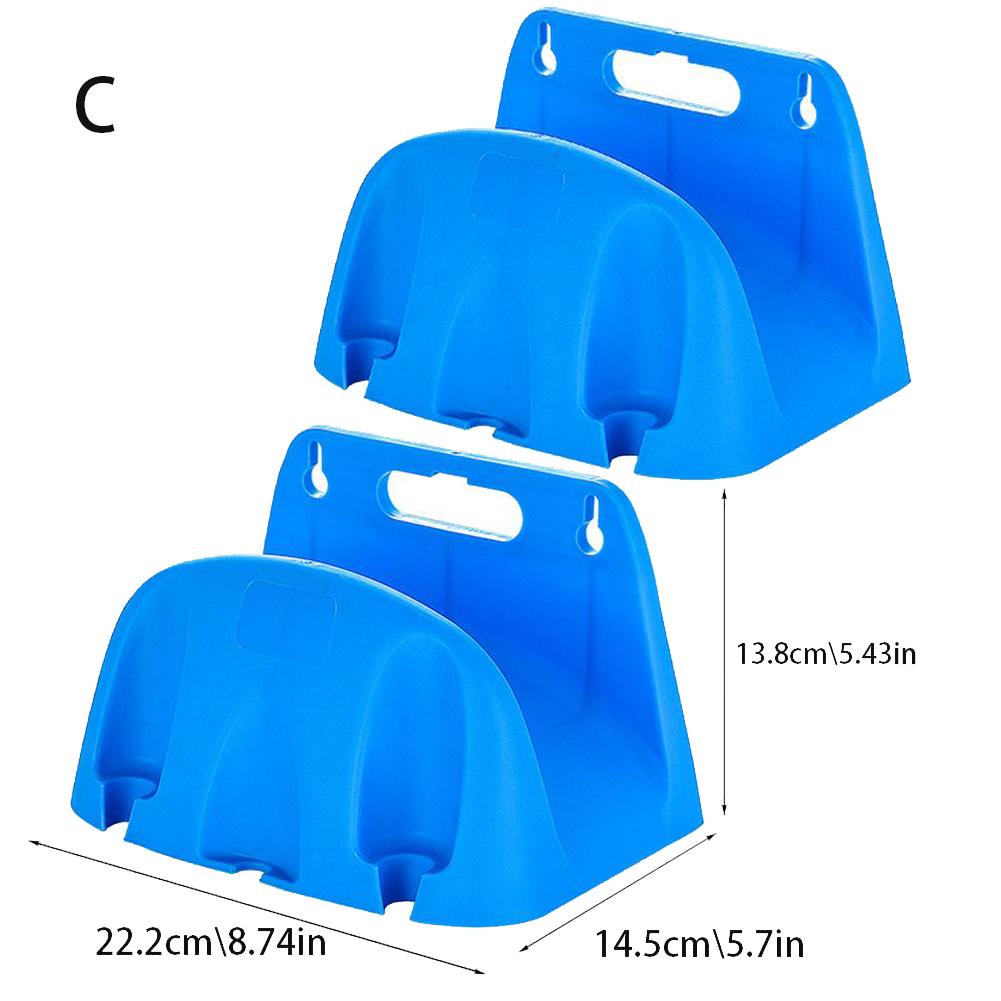 2PCS Water Pipe Hose Storage Rack, Wall Mounted Hose Bracket,Hose Plastic Reel Rack Hanger Shelf For Outdoor Garden Patio Garage