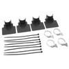 4 Sets Swimming Pool Pipe Holder Prevent Pipe Slip Cable Ties Stainless Steel Hose Clamp Swimming