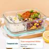 Ruhan High Borosilicate Glass 3-Compartment Lunch Box