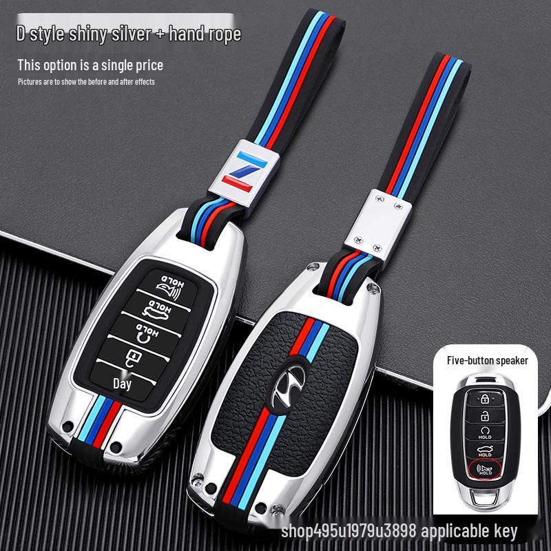 Elantra Key Case for Hyundai: Metal Shell for Mistra/Festa/ix35 Models 2022