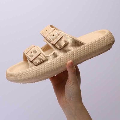Sommer EVA Sandalen Flip-Flops Paar Outdoor Indoor Wolkenartige weiche Sandalen Dicke Sohle Hausschuhe Weiblich Neues Design Luxus Damenschuhe