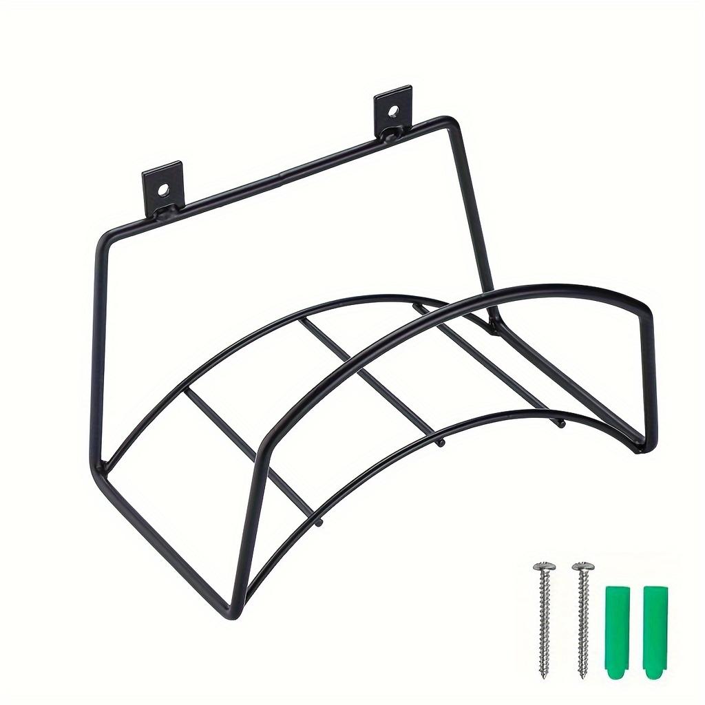 Wall-Mounted Iron Hose Rack - Detachable Outdoor Garden/Yard Storage for Water Pipe & Hose Organizer