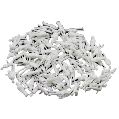 Speed ??MAO Large Capacity! Diorama Model People Minifigures x 100, 200, 300, or 500 Figures + Approximately 10% Spare Parts [1:100] Set for N Gauge P