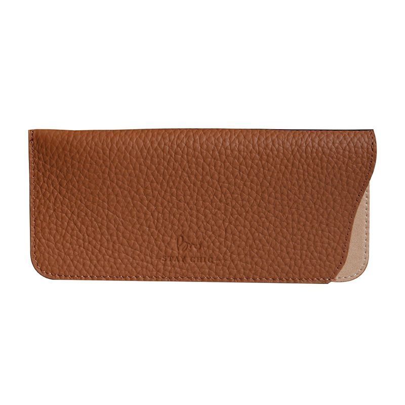 Sac à lunettes en cuir souple portable ins étui à lunettes lunettes de soleil de compression pour hommes et femmes sac de rangement pour lunettes de myopie housse de protection