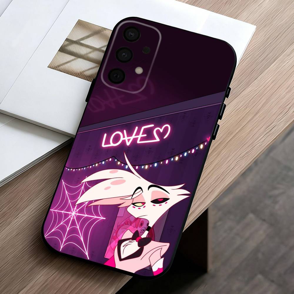 A-Angel D-DustS H-Hazbin H-Hotel   Phone Case For Samsung Galaxy A73,A72,A71,A70,A53,A52,A51,Soft Silicone Black Cover