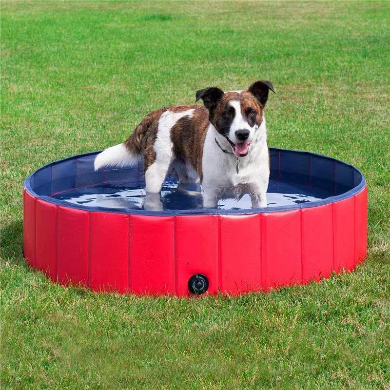 Pvc Material Pet Bathing Basin Bathtub Bathtub Foldable Pool Swimming Pool For Pets
