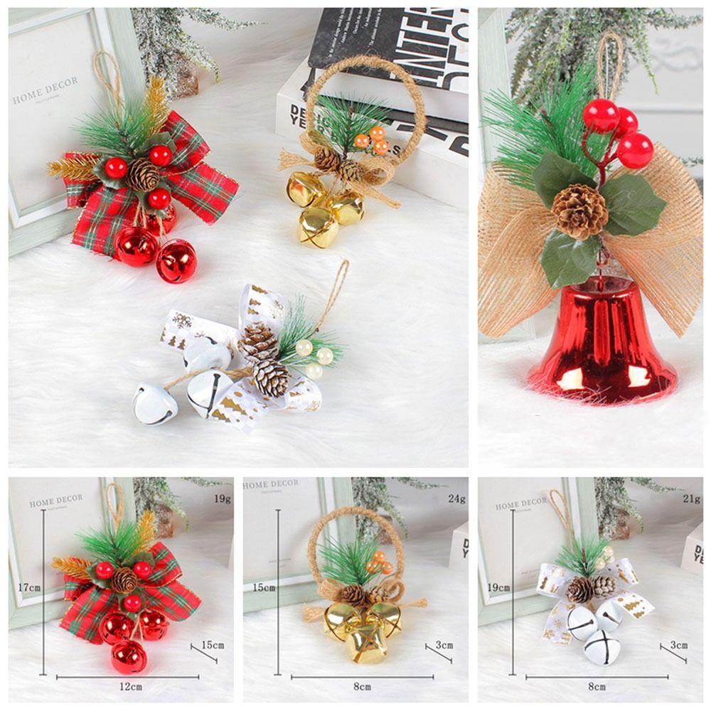 

Bow Xmas Tree Hanging Pendant Thickened Christmas Door Bell New Year