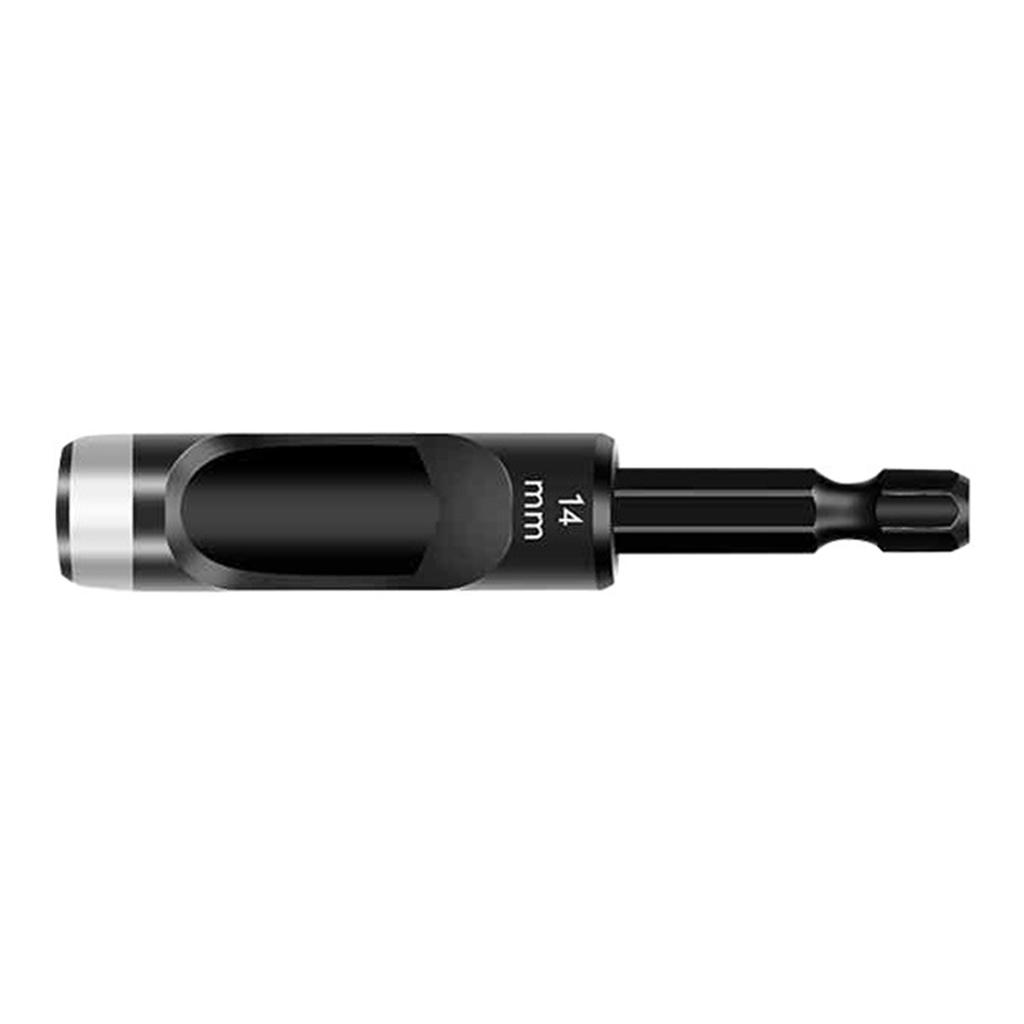 Leather Hole Punch 1/4inch Handle Extended Hex Shank Drill Carbon Steel Hollow Punch for Fabric and Leather Working