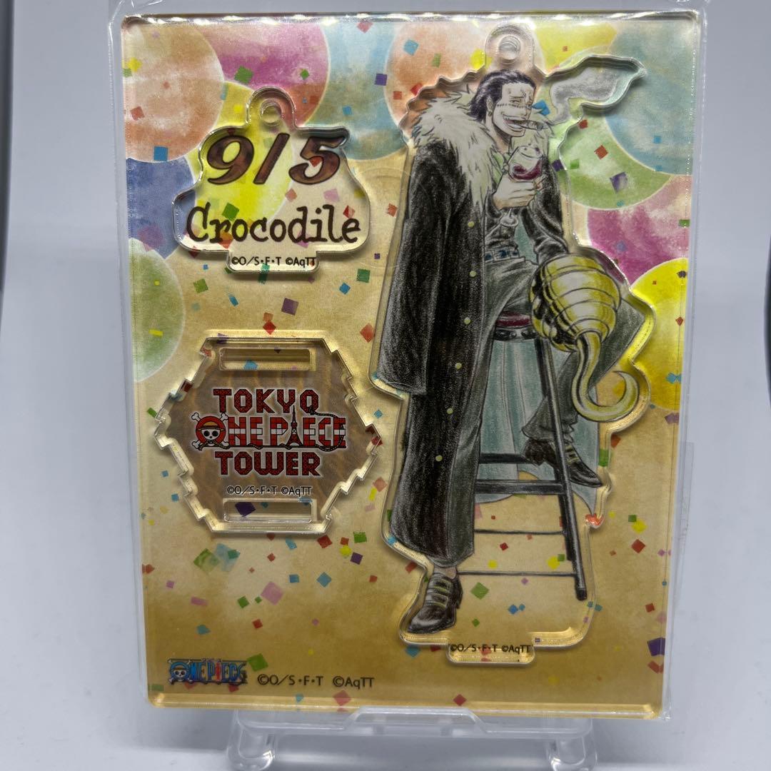 Used crocodile acrylic stand