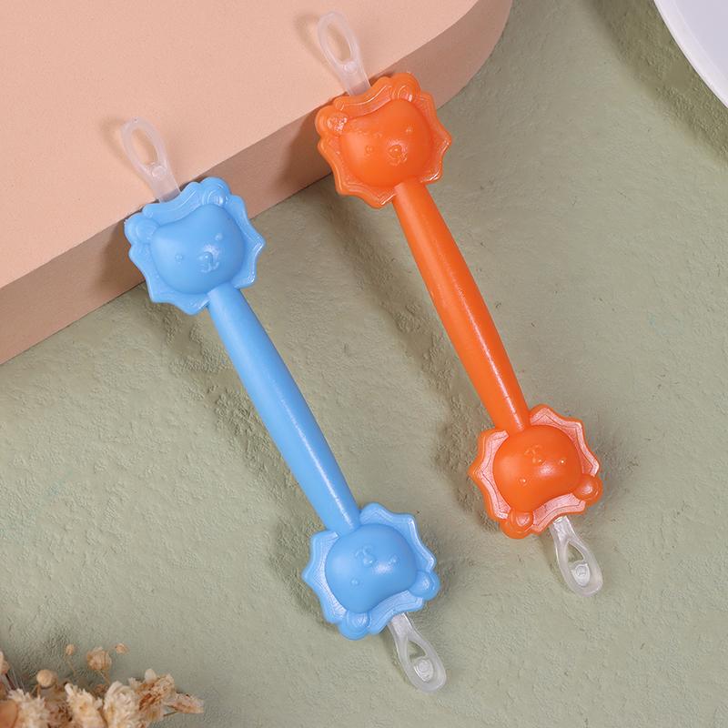 1Pcs Baby Cleaner Spoon Double-Headed Soft Wax Curette Picker Nose Cleaner Silicone Ear Wax Pickers