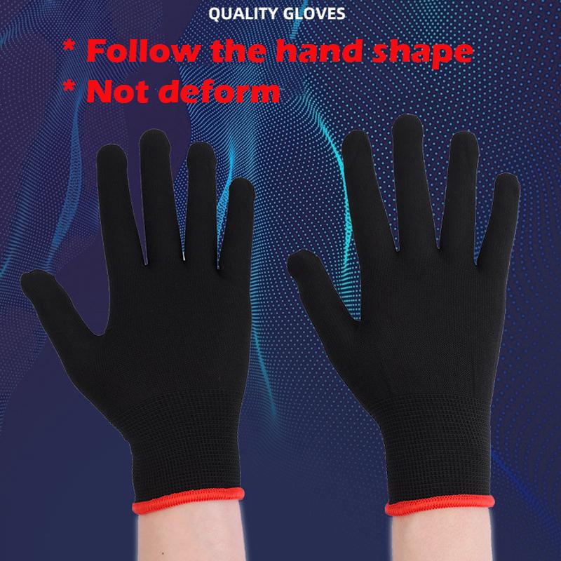 ALIWRAP 5/10 Paar Auto-Folienhandschuhe Antistatische Fensterfolien-Montagehandschuhe Fingerspitzen-Arbeitshandschuhe Auto-Folierungswerkzeuge