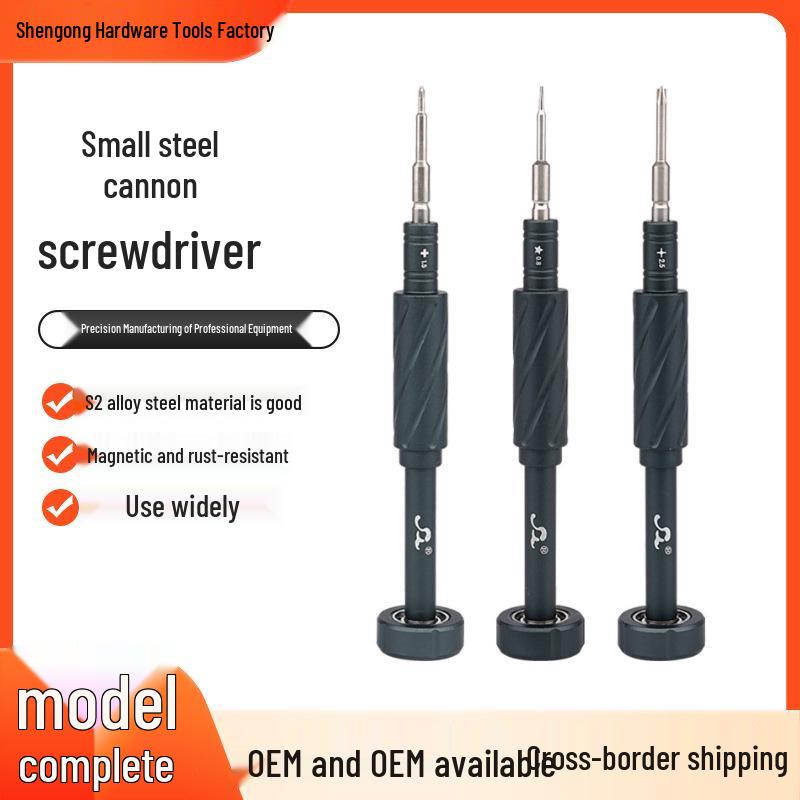 Compact Steel S2 Screwdriver Set for Apple & Android Repair, Magnetic Tips for Phones, Watches, Glasses, Disassembly Tool