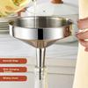 Jekero (Jekero) 304 Detachable Strainer Stainless Steel Funnel Large Size for Wine And Oil - 15cm