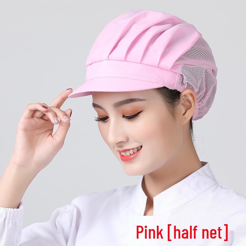 Dustproof Breathable Chef/Waiter Hat - Unisex Sanitary Kitchen Catering Hat