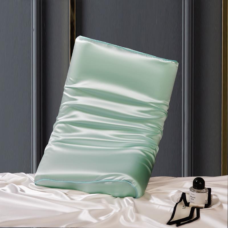 6A Grade Natural Mulberry Silk Latex Pillowcase Superior Quality Protect Hair Pillow Case Solid Color Bedding Pillowcover