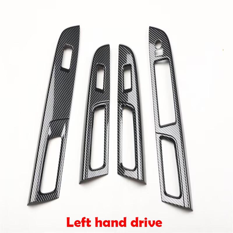 LHD RHD For Subaru WRX STI XV 2014- ABS carbonfiber Interior Accessories door handle window switch AT Gear Shift Box Panel